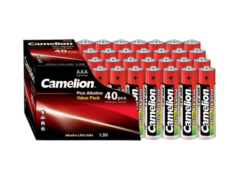 Batterie Camelion Alkaline LR03 Micro AAA (40 pcs Value Pack)
