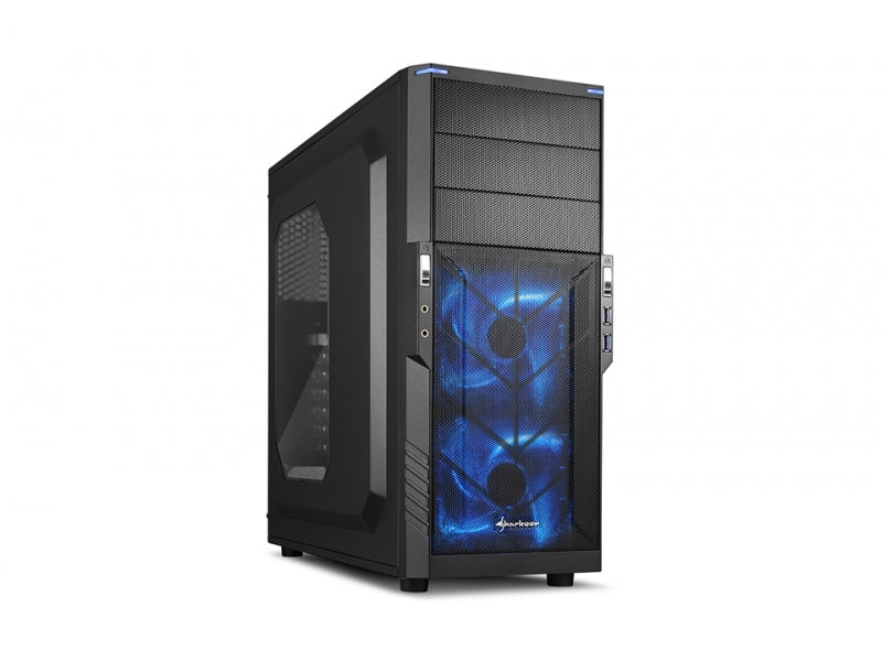 Sharkoon PC- Gehäuse T3-W Blue 4044951017560