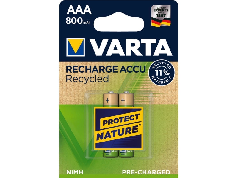 Varta Nickel-Metallhydrid Akku AAA Micro Ni-MH (2er Pack) 56813 101 402