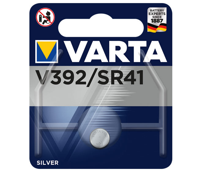 Varta Batterie Silver Oxide Knopfzelle 392 (1-Pack) 00392 101 401