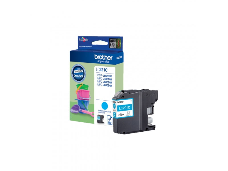 Brother Tinte Cyan LC221C | Brother - LC221C