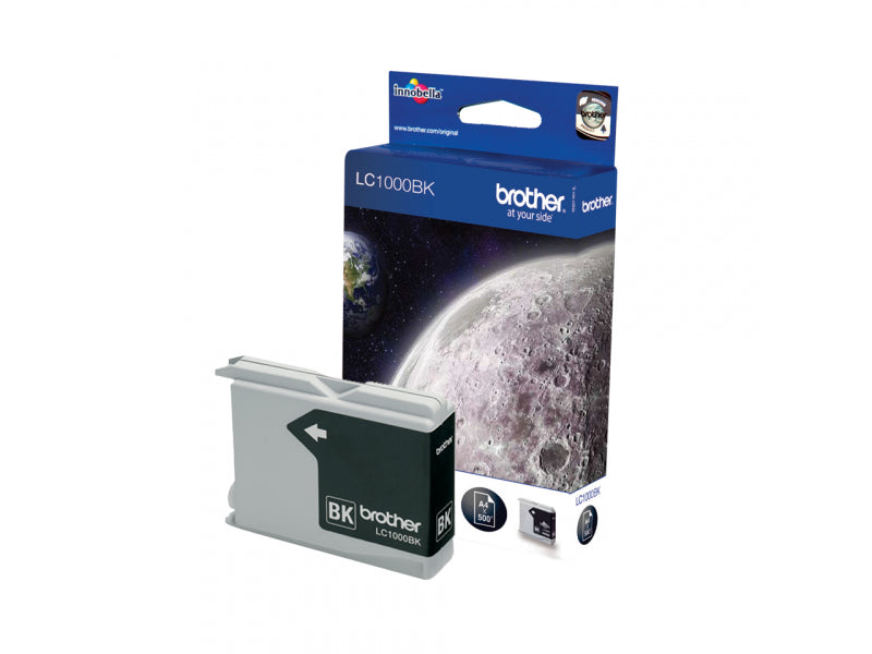 Brother LC Ink Cartridge Original - Black - 19 ml LC1000BK