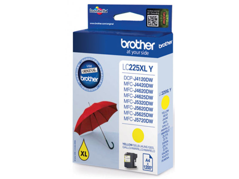 Brother TIN LC-225XLY Yellow LC225XLY