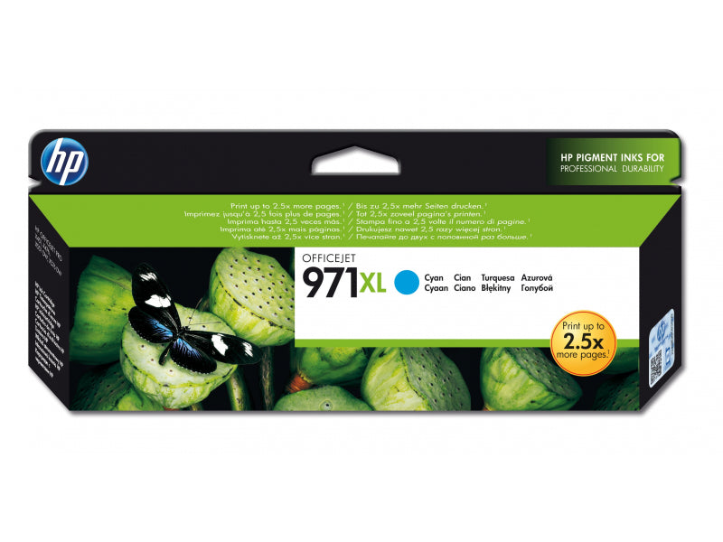 TIN HP # 971XL CN626AE CYAN CN626AE