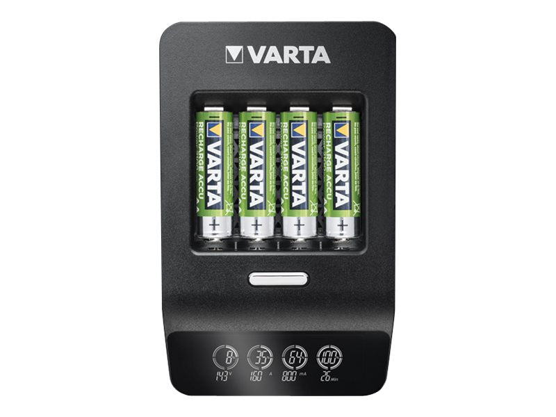 Varta Ladegerät LCD Ultra Fast Charger+ inkl. 4x AA 2100mAh 57685 101 441