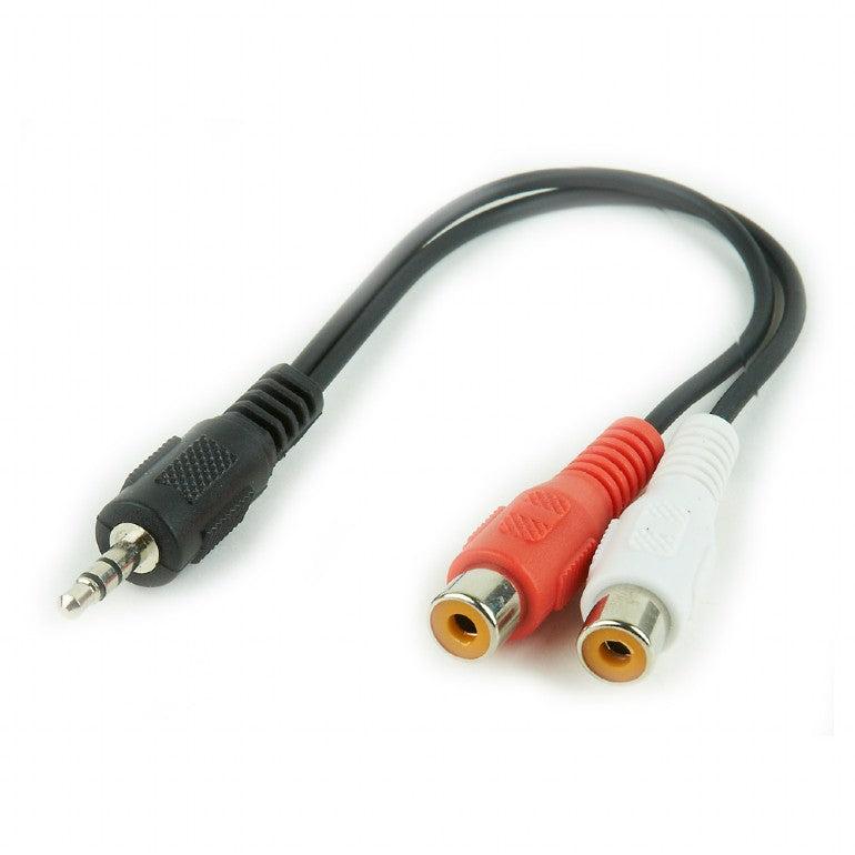 CableXpert 3.5 mm Klinkenstecker to 2xCinch Stereo Audiokabel 0.2 m CCA-406