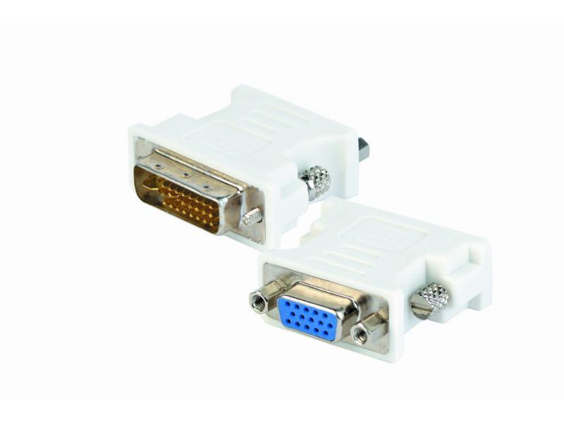CableXpert DVI-A 24-Pin männlich auf VGA 15-Pin HD Adapter A-DVI-VGA