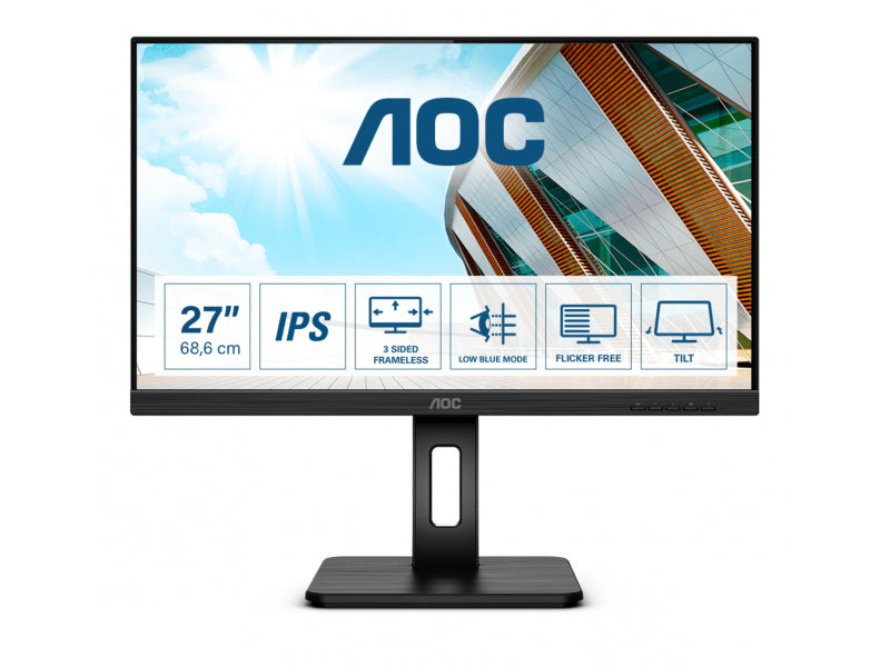 AOC 68.6 cm (27inch) -Full HD - LED Black 27P2Q