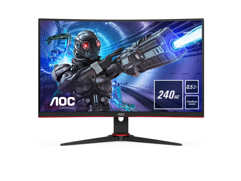 AOC 68.6 cm (27inch) -Full HD - LED - 0.5 ms - Black - Red C27G2ZE/BK