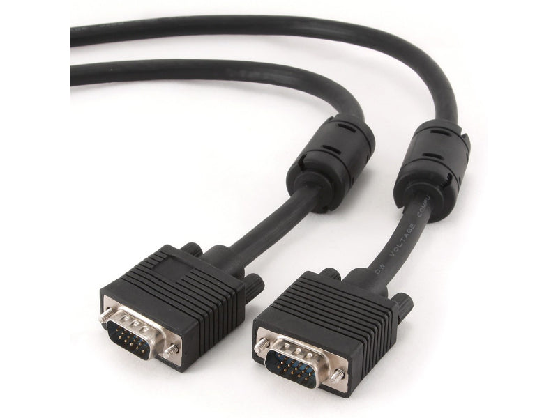 CableXpert 10 m - VGA (D-Sub) - VGA (D-Sub) - Black - Male/Male CC-PPVGA-10M-B