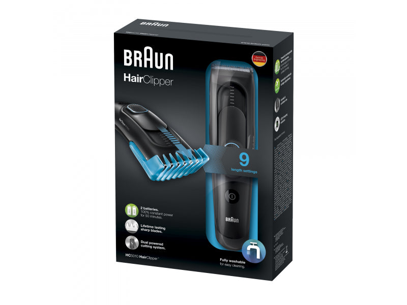 BRAUN Hair Clipper HC5010 (Black)