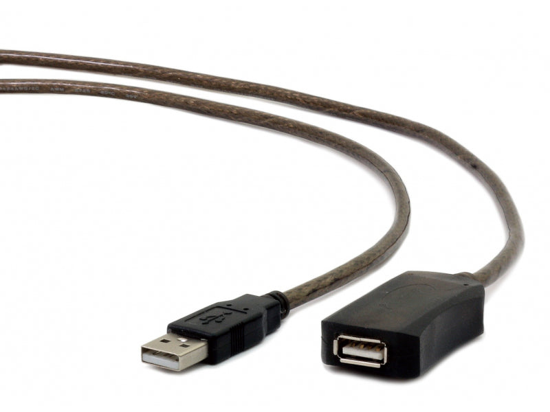 CableXpert 5 m - USB A - USB 2.0 - Male/Female - Black UAE-01-5M