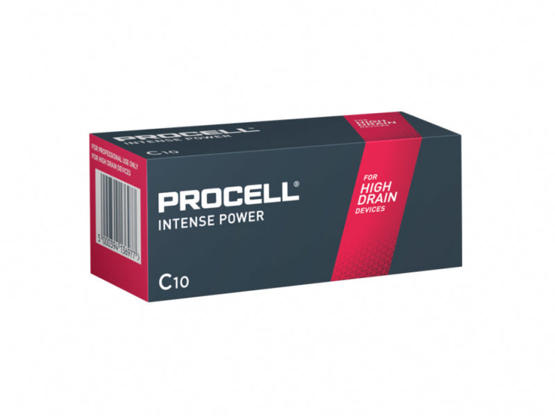 Battery Duracell PROCELL Intense Baby. C. LR14. 1.5V (10-Pack)