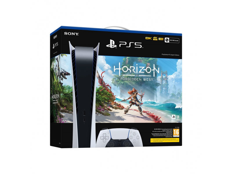 SONY PlayStation5 PS5 Digital Edition (Bundle incl. Horizon Forbidden West)
