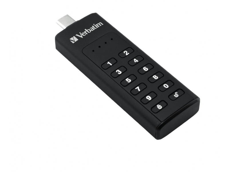 Verbatim USB 3.1 Stick 128GB. Typ C. Secure. Keypad - Retail