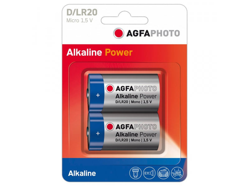 AGFAPHOTO Battery Alkaline Power D LR20 1.5V MN1300 (110-802619)