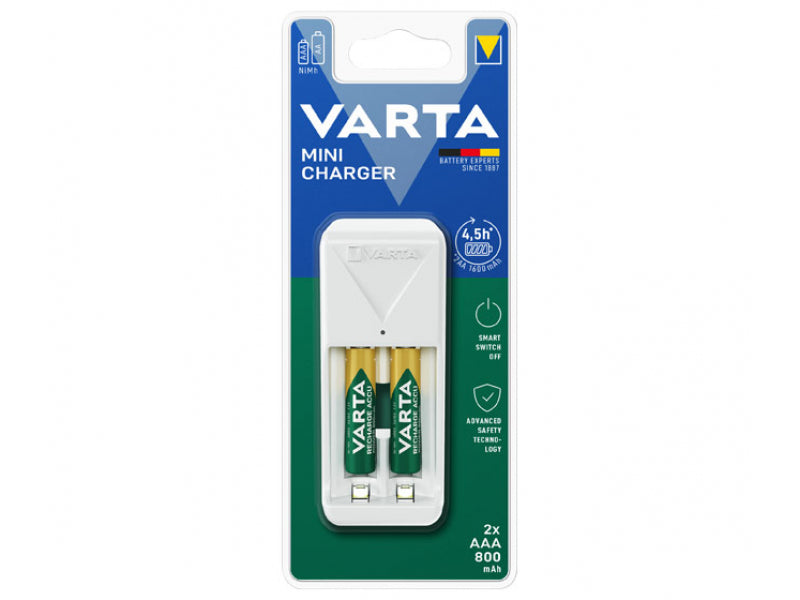 Varta Akku Universal Ladegerät. Mini Charger - inkl. Akkus. 2x AAA. Retail