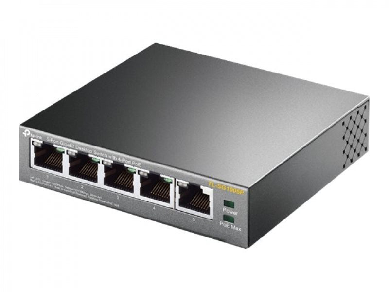 TP-LINK TL-SG1005P - Gigabit Switch - TL-SG1005P