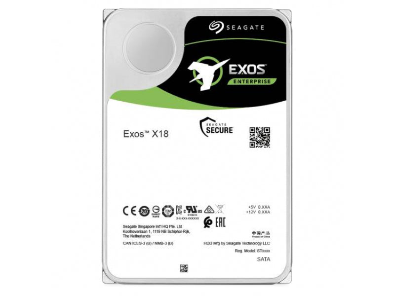 Seagate Exos X18 HDD 16TB 3.5 inch SAS - ST16000NM004J