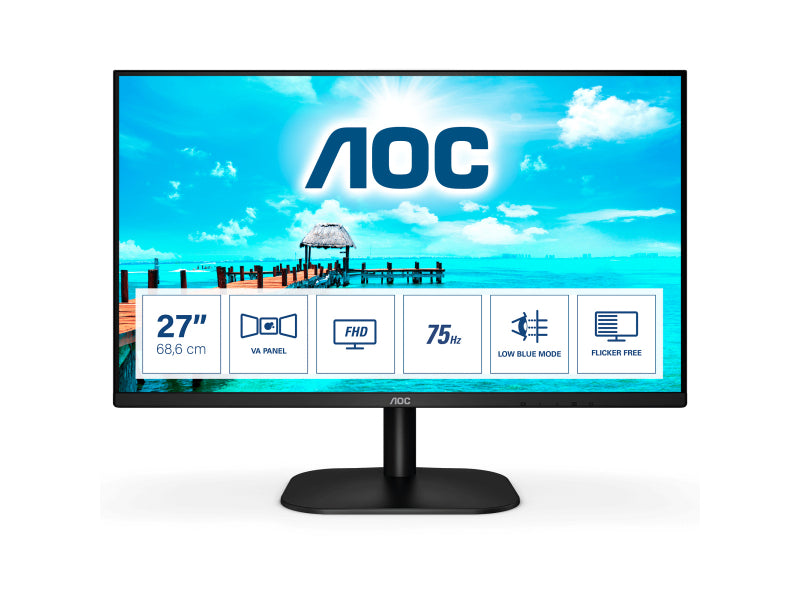 AOC 68.6cm (27) 1609 VGA DVI VA FHD - 27B2DM