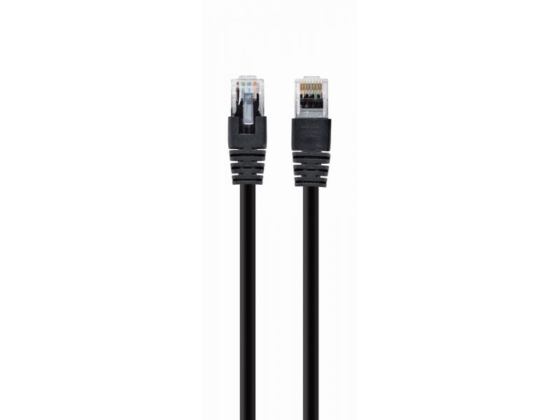 CableXpert CAT5e UTP Patch cord. black. 10 m - PP12-10M/BK