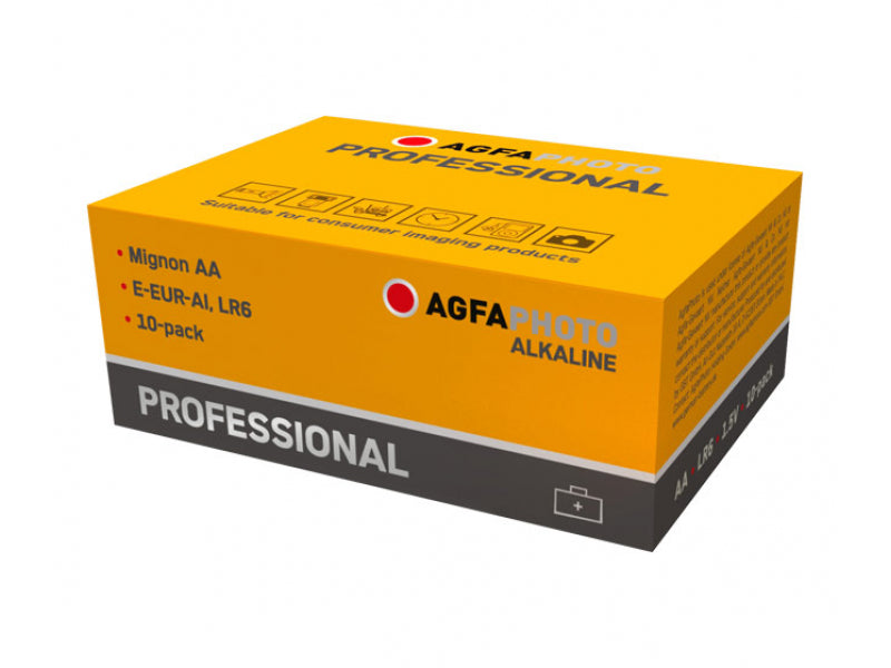 AGFAPHOTO Battery Alkaline Professional Mignon AA (10-Pack)