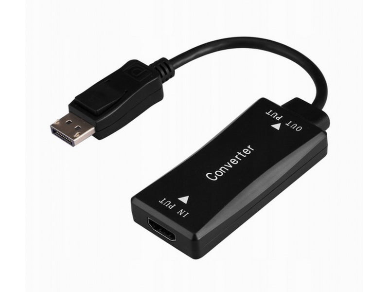 CableXpert Active 4K HDMI - DisplayPort Adapterkabel A-HDMIF30-DPM-01