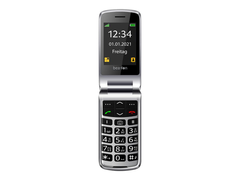 Beafon SL645 Plus Silver Line Feature Phone Schwarz/Silber SL645plus_EU001B