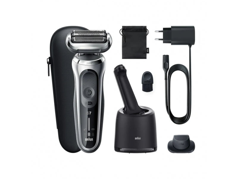 Braun Series 7 71-S7200cc Wet & Dry Shaver Silver 433637