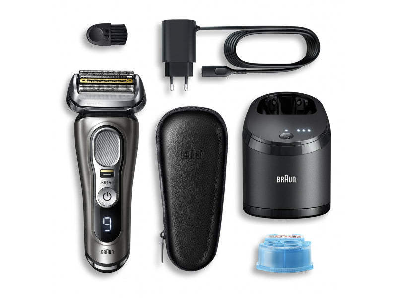 Braun Series 9 Pro 9485cc System Wet & Dry Black/Silver 050142