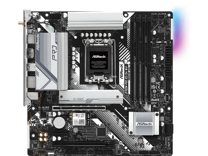 ASRock B760M Pro RS/D4 WiFi Intel Motherboard 90-MXBKZ0-A0UAYZ