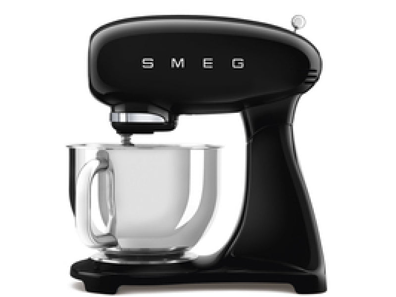 Smeg Stand Mixer 50\'s Style Black SMF03BLEU