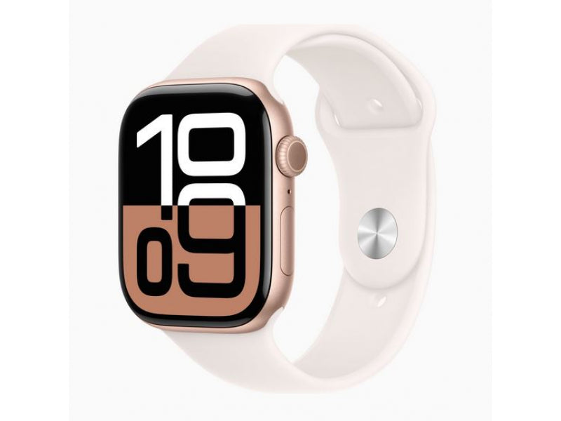 Apple Watch S10 Alu Rose Gold 46mm GPS+Cell Sports Light Blush (MWY63QF/A)