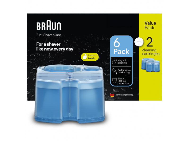 Braun CCR ShaveCare refill cartridge 6+2 Pack 241595