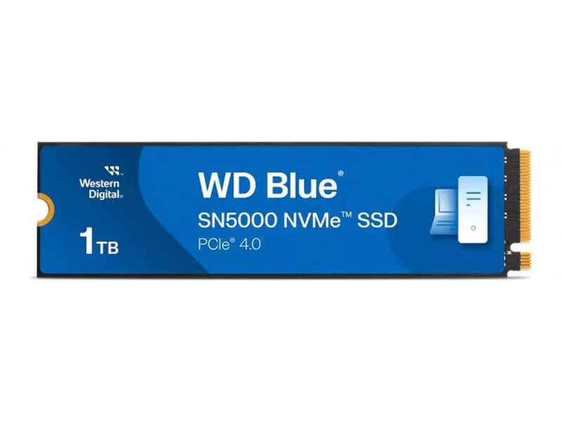 WD M.2 1TB Blue SN5000 NVMe PCIe 4.0 x 4 - WDS100T4B0E
