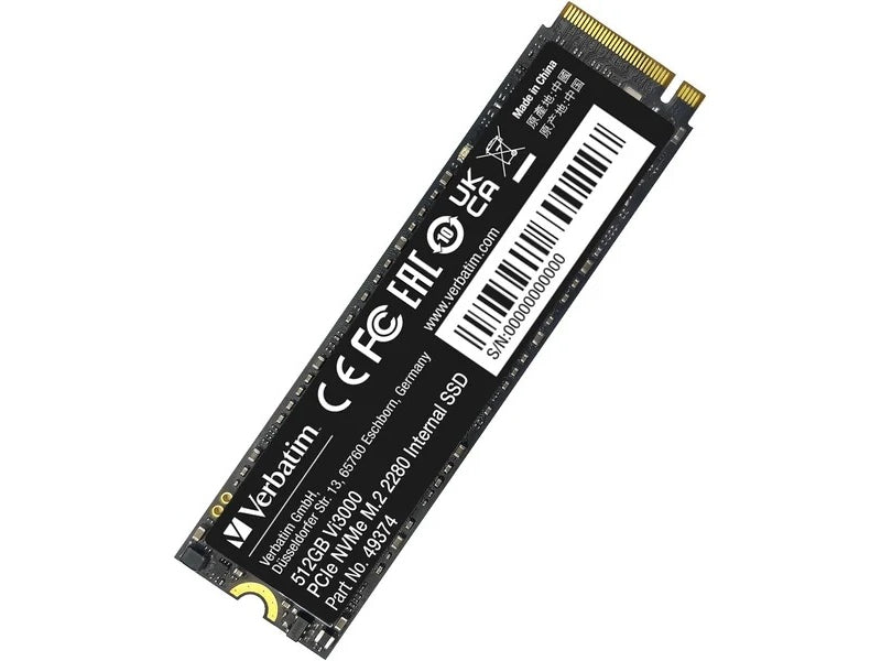 Verbatim Vi3000 PCle NVMe M.2 SSD 512GB - 49374