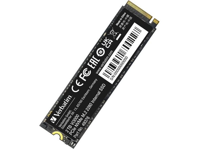Verbatim Vi3000 PCle NVMe M.2 SSD 2TB - 49376