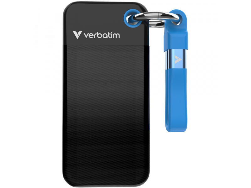 Verbatim Pocket SSD USB 3.2 1TB Black/Blue - 32191