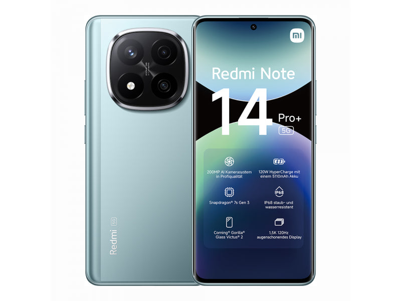 Xiaomi Redmi Note 14 Pro+ 5G Dual Sim 8+256GB frost blue DE - MZB0IJAEU