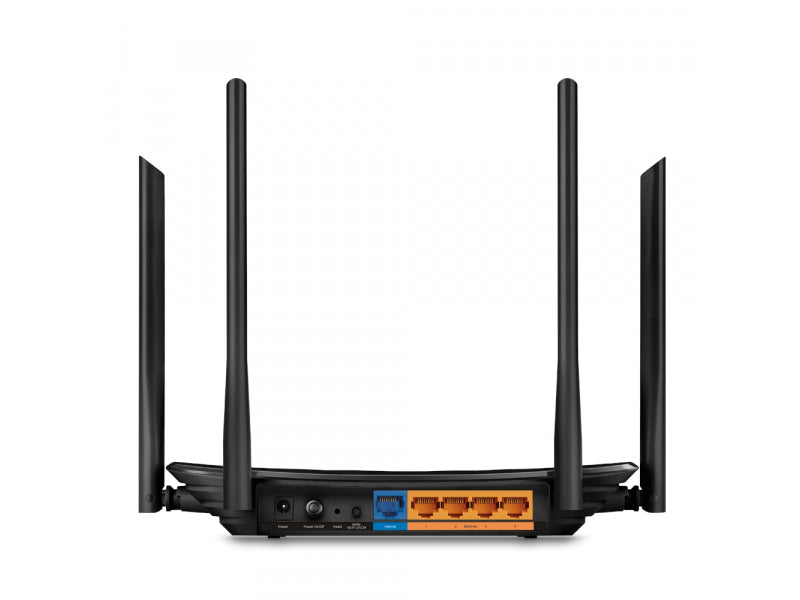 TP-Link AC1200 WiFi Router Gigabit Ethernet Dual-Band Black - Archer A6