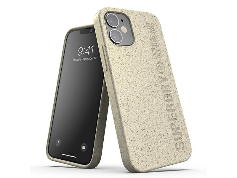 SuperDry Snap iPhone 12 mini CompostableCase sand