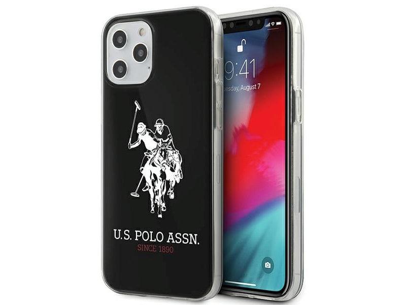 US Polo iPhone 12 Pro Max black Shiny Big Logo