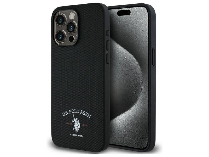 US Polo iPhone 15 Pro Max black Printed DH Logo