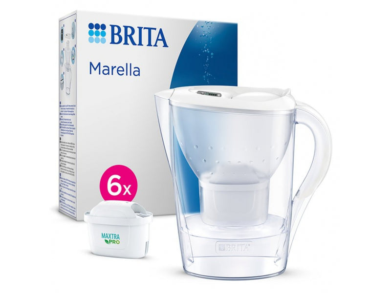 BRITA Marella Cool white +6 Maxtra Pro All-In-1