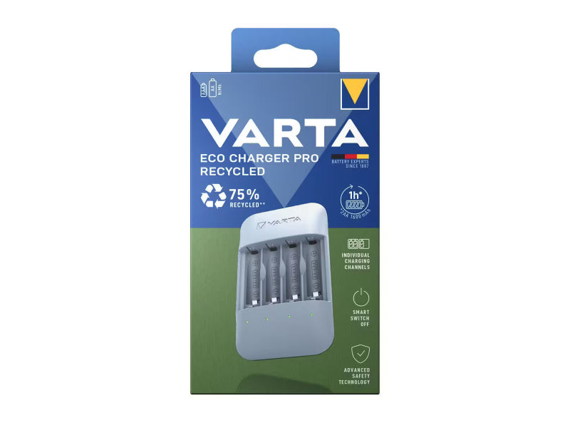 Varta Eco Charger Pro Recycled Micro (AAA) Mignon (AA) NiMH - 57683101111