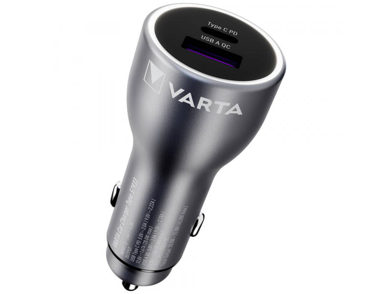 Varta car charging adapter load max. 3A 45W 12/24 V - 57933101111