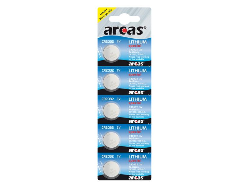 Battery Arcas Lithium Special CR2032 (5 Pcs.)