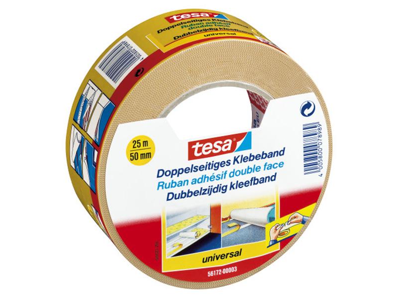 Tesa Ruban adhésiv double face 50mm/25 Meter (56172)