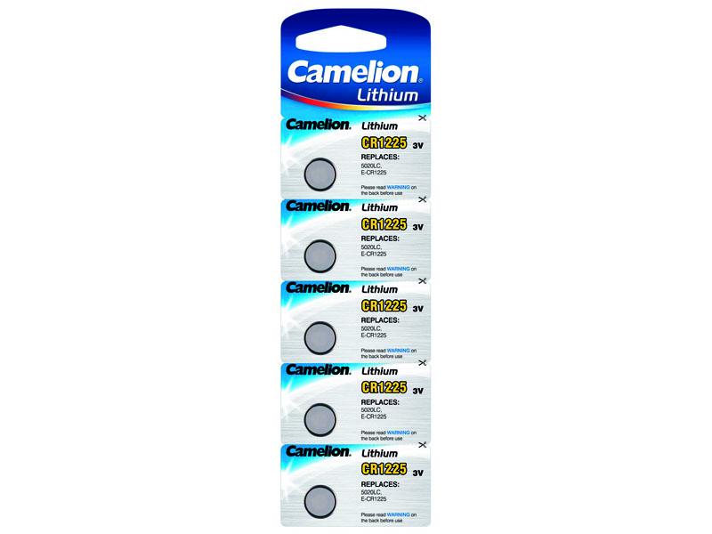 Battery Camelion CR1225 Lithium 3V (5 pcs.)
