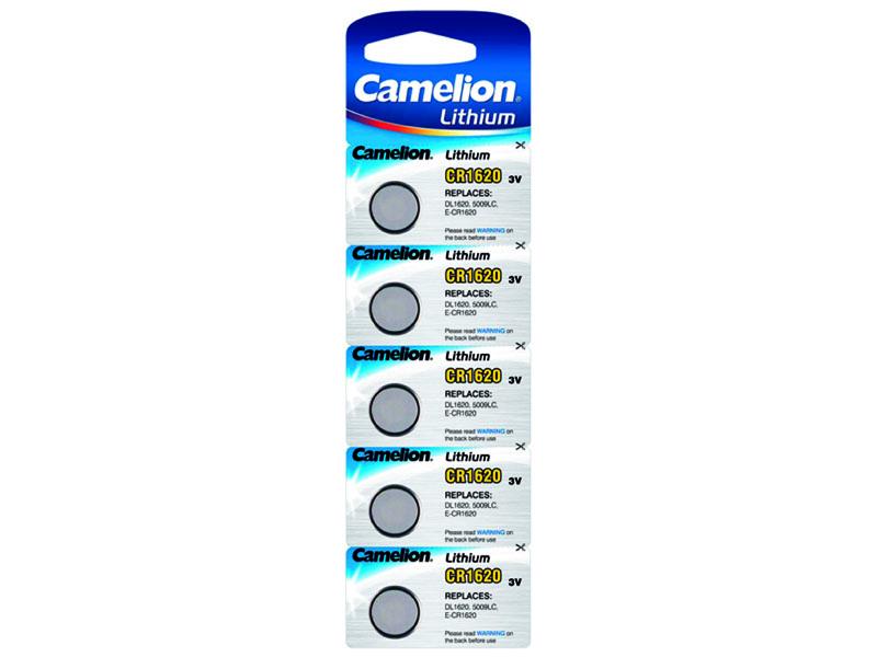 Battery Camelion CR1620 Lithium 3V (5 pcs.)